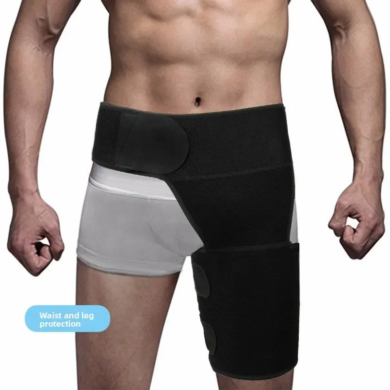 Adjustable Hip Groin Compression Band  Thigh Support Belt  Anti Pull Muscle Guard for Workout  Running and Gym Training