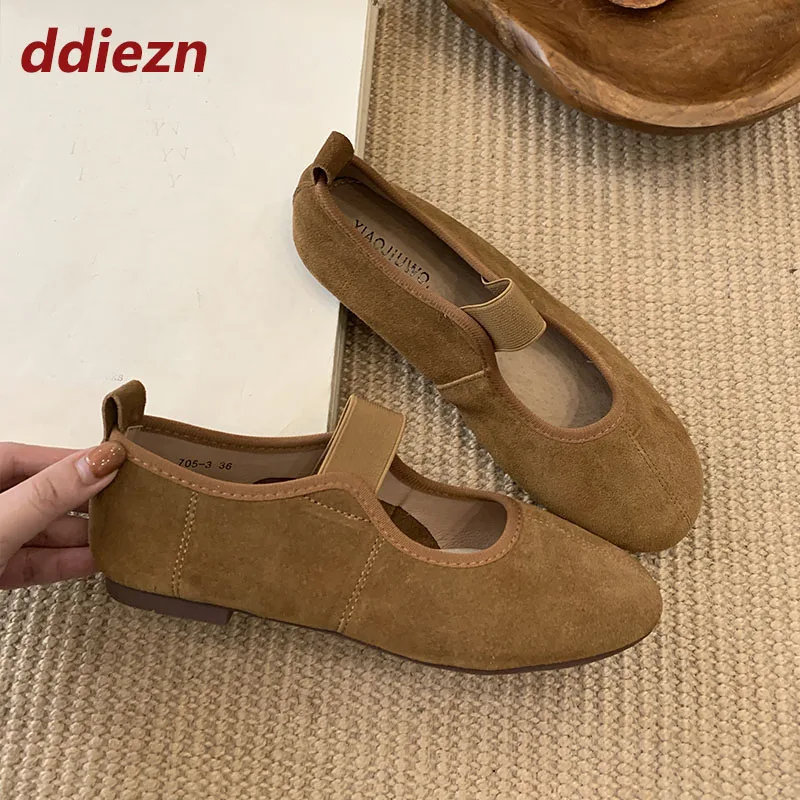 

2025 новые модные женские туфли Мэри Джейн на плоской подошве с круглым носком, мягкая женская обувь без шнуровки, женские туфли на плоской подошве с обувью 2025