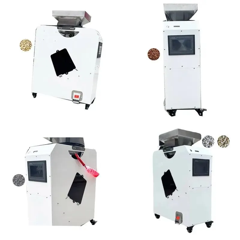 Plastic Color Sorter for Rice Corn Wheat Millet Quinoa Nuts Seeds Tea Coffee Beans Salt Small Grain Sorting Machine