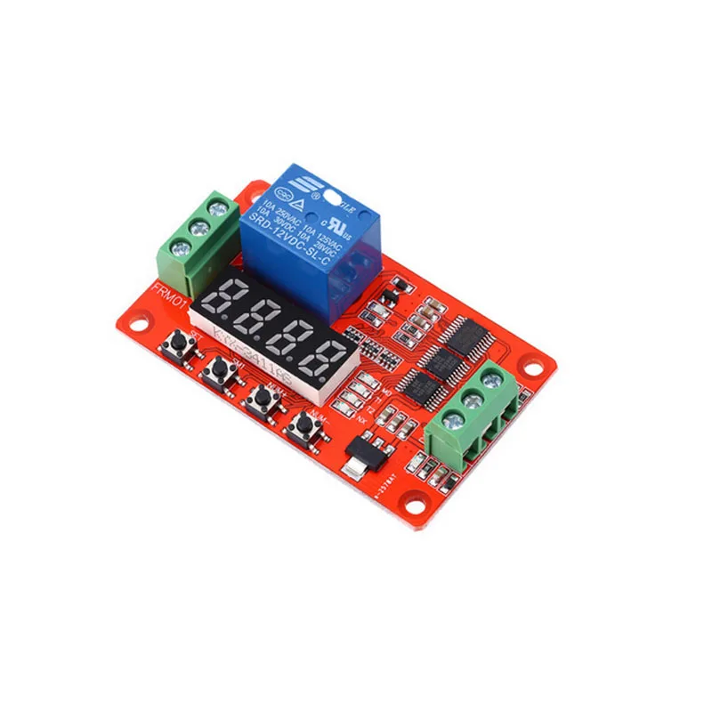 FRM01 timing/delay/cycle/self-locking/relay control module module/18 functions can be set