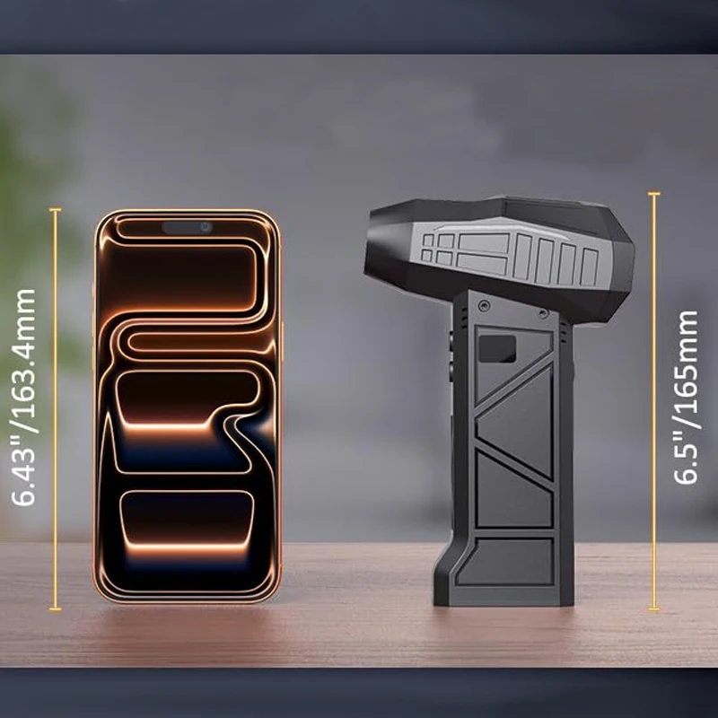 200000RPM Mini Turbo Jet Fan Electric Air Duster Adjustable wind speed Turbo Violent Blower Rechargeable with Light Car Cleaning