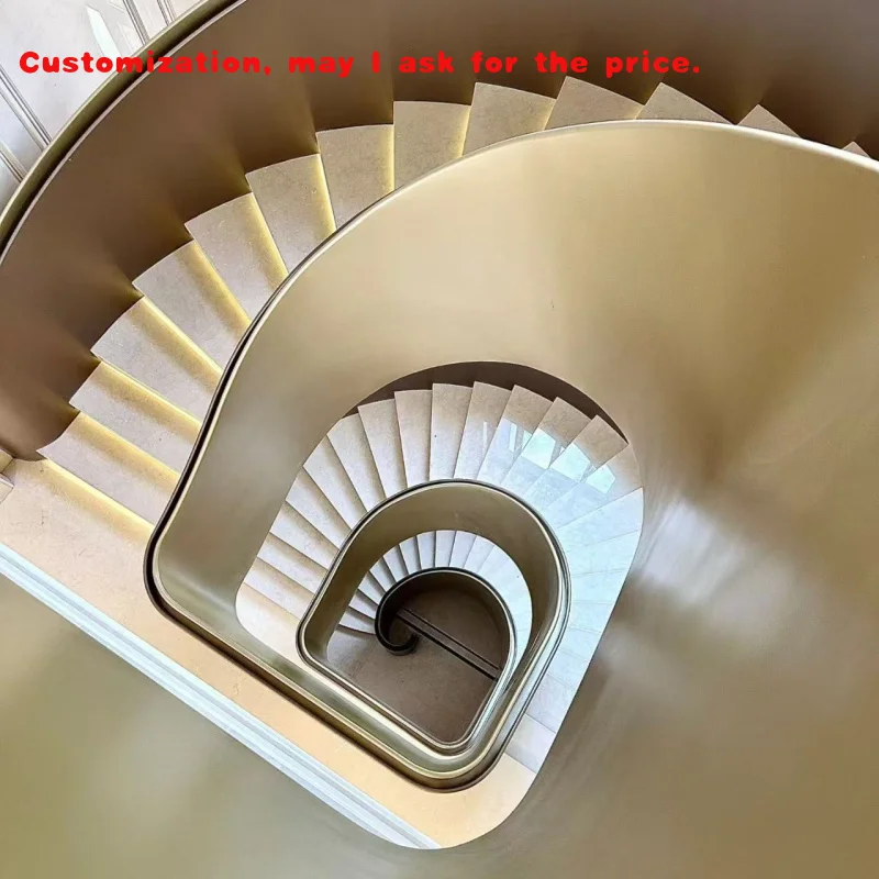 custom.Steel Structure Double-sided High-raised Protective Staircase, Balancing Mechanical Stability with Visual Impact