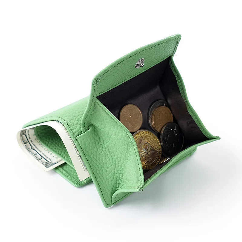 

New Japanese-style coin bag, cowhide mini earphone case, ins genuine leather small money bag, small storage bag, and coin purse