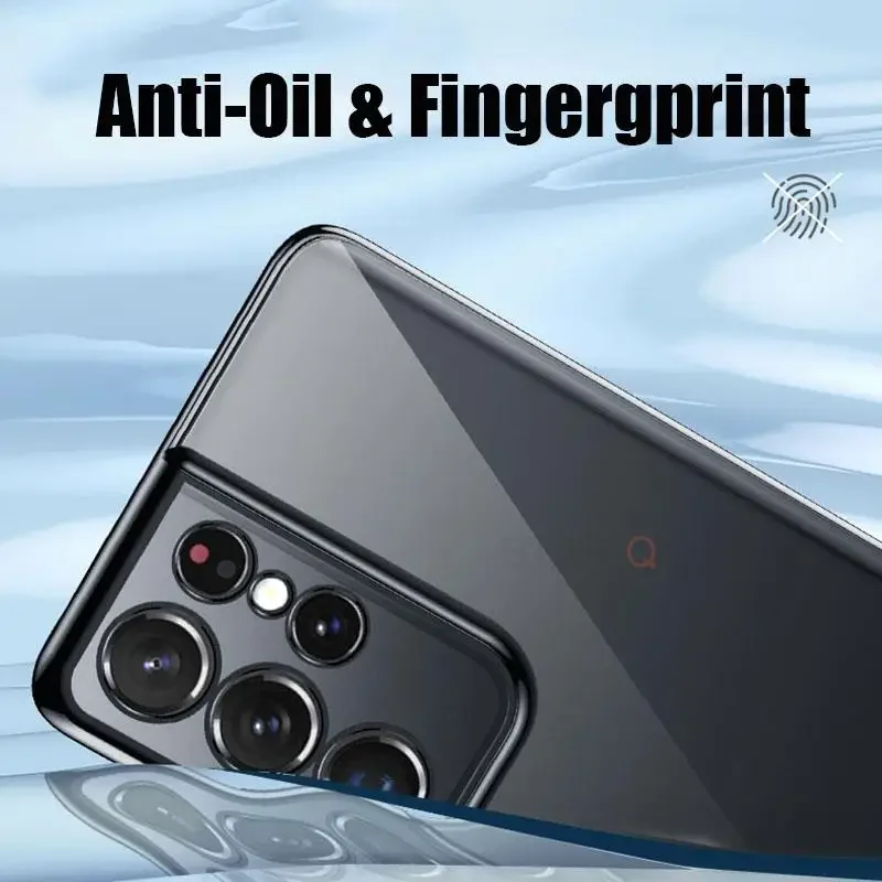 Luksusowe, przezroczyste etui z powłoką galwaniczną do Samsung Galaxy S25 S24 FE Ultra S23 Plus S22 S21 FE Przezroczysta silikonowa tylna obudowa — zdjęcie 6