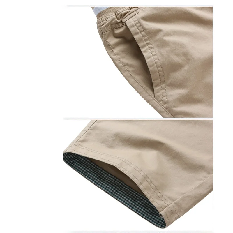 Men's Casual Slim Sports Pants  Color Leisure Five-Button orts orts Tubular Stretch Regular Waist Youth Sle