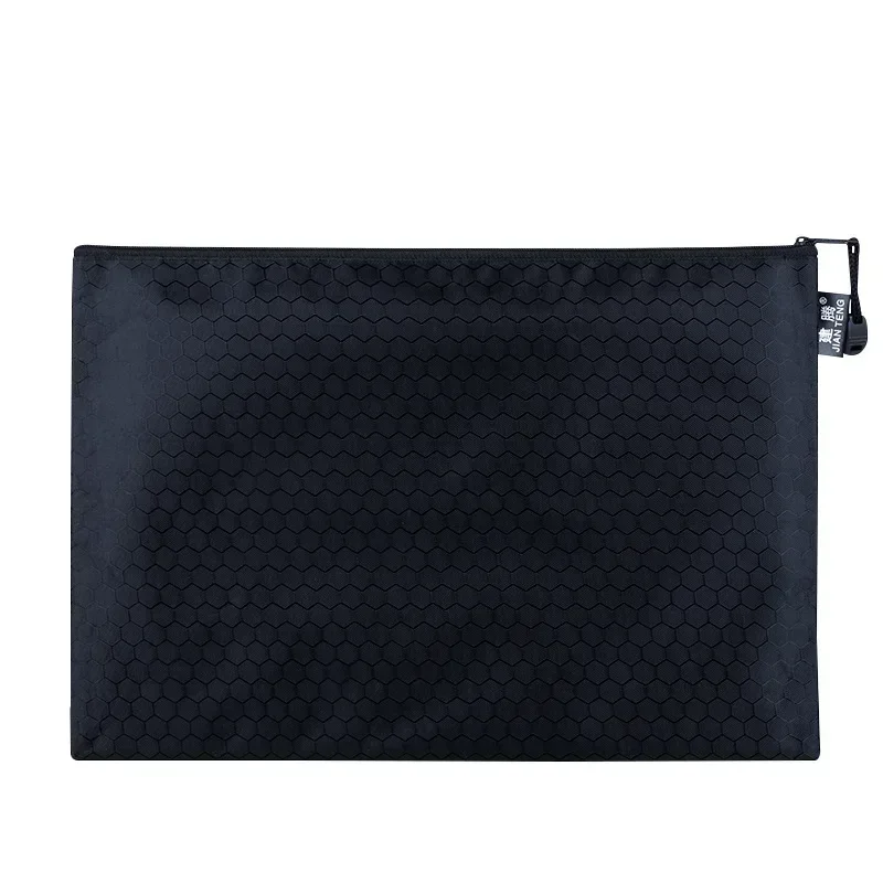 A4 Waterproof File Folders Football Pattern Thick File Bag Student Teacher Document Bag Business School Supplies