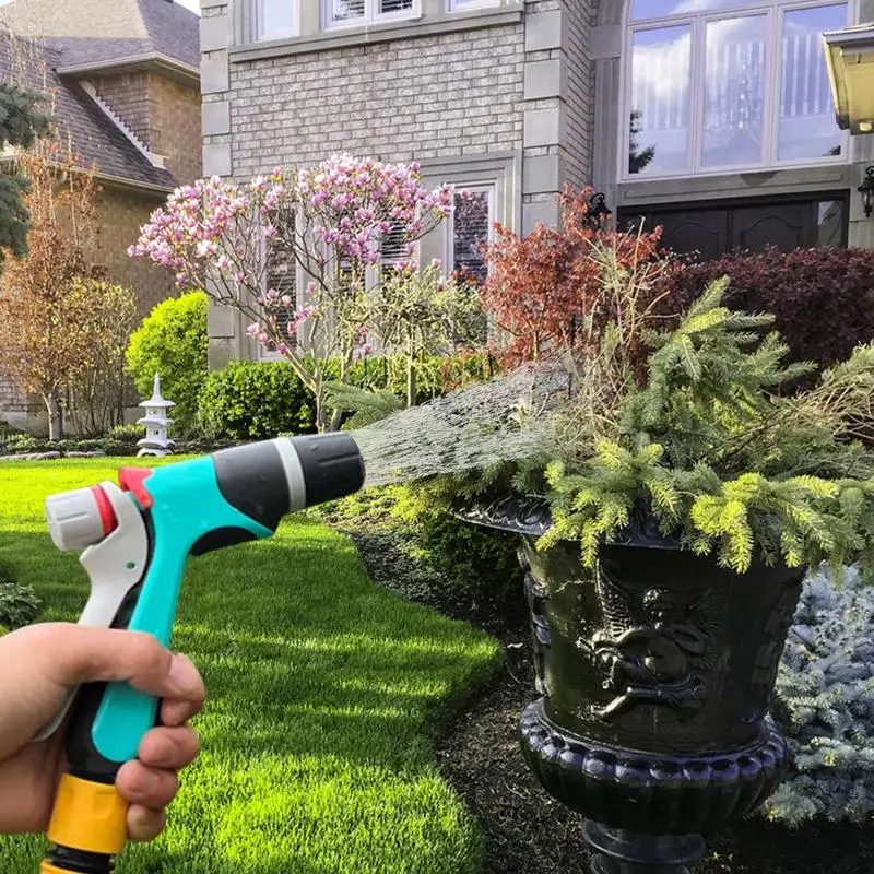 

Water Nozzle Hose Nozzle Washing Car Spray Nozzle Car Hose Nozzle Watering Plants Showering Pet Hose Nozzle Sprayer Heavy Duty