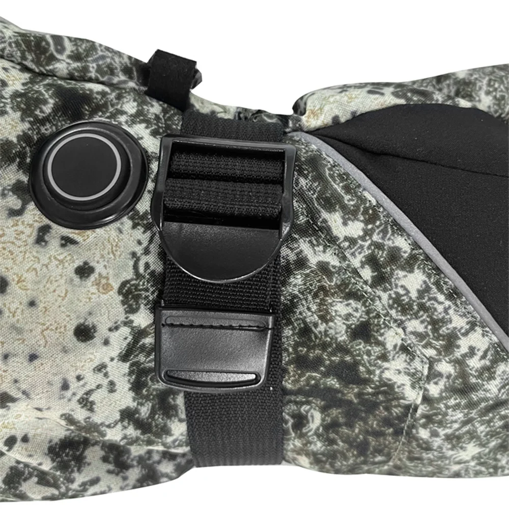 قفازات التدفئة للدراجات النارية شاشة تعمل باللمس قفازات تسخين كهربائي مع صندوق بطارية في الهواء الطلق الشتاء ركوب الدراجات التدفئة التزلج قفاز #4