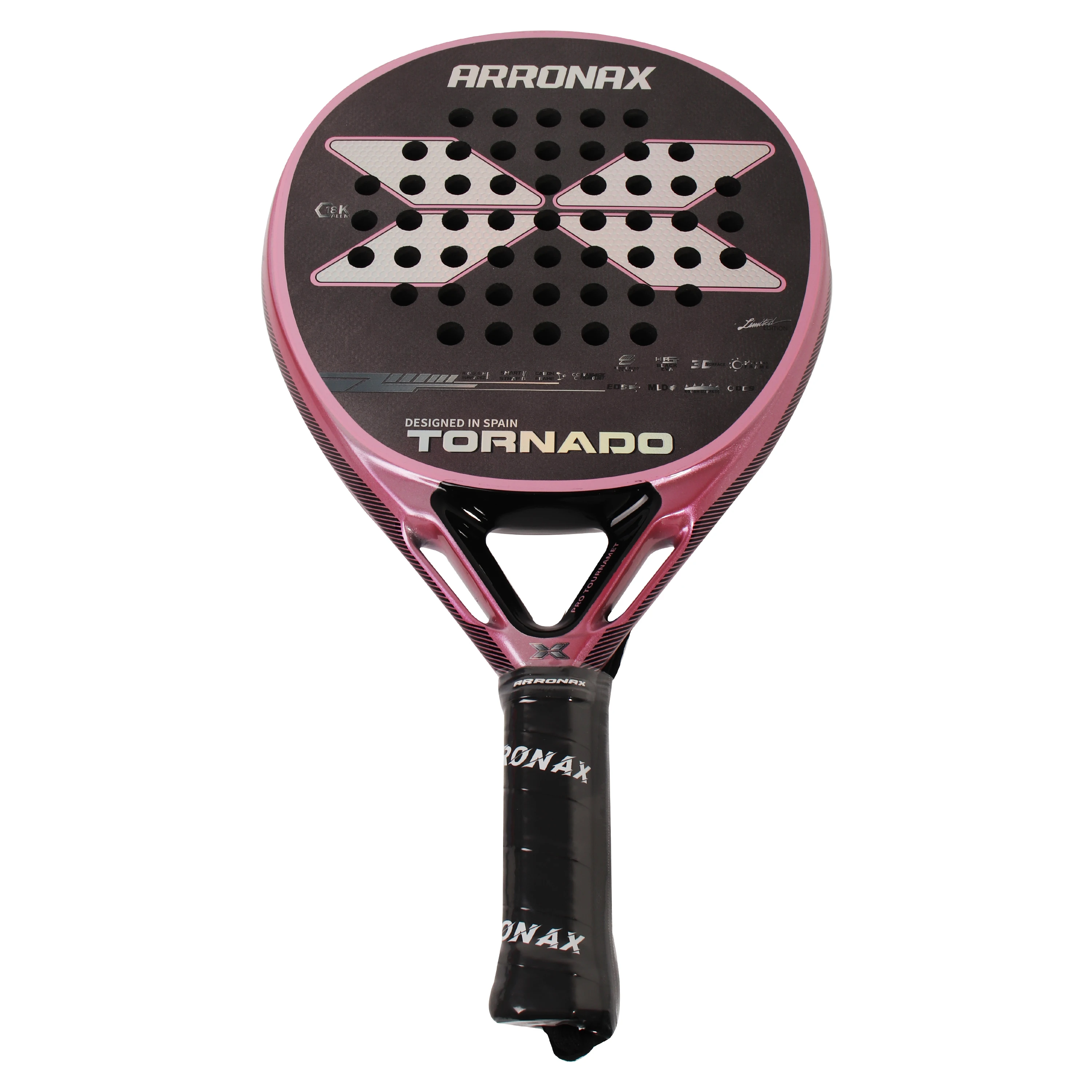 Arronax Professional Custom Paleta De Padel 3D 18k Padel Racket Paddle Tennis Rackets