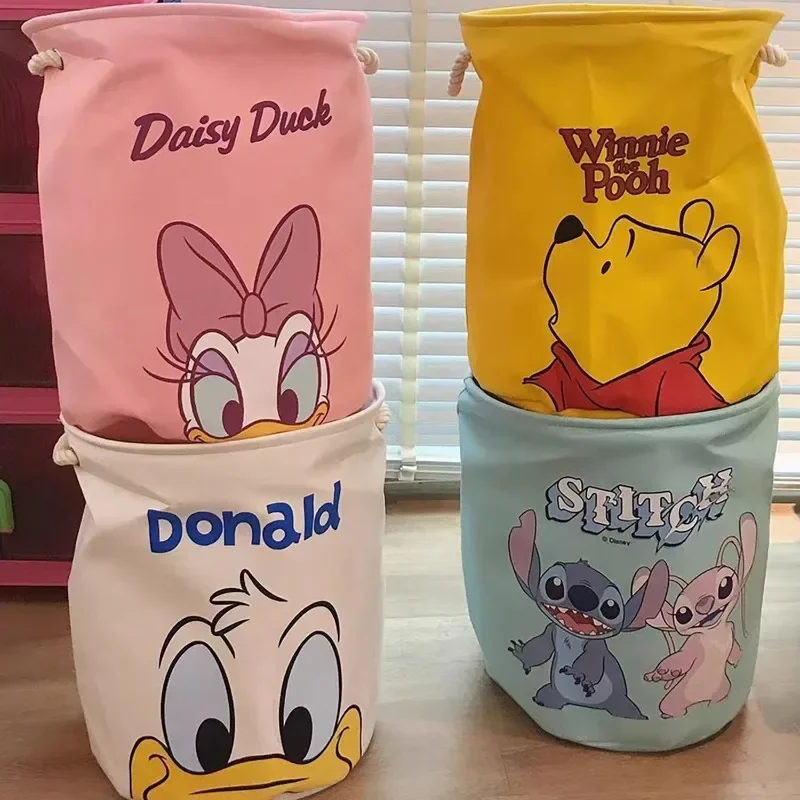 Disney Donald duck Tigger Pooh Bear creative personality foldable dirty clothes basket large capacity toy storage basket gift