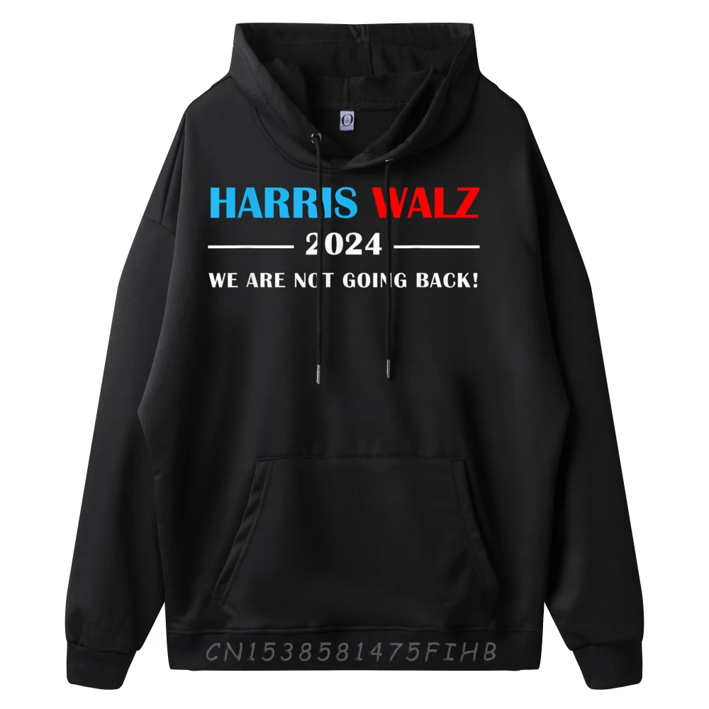 Graphic Kamala Presidential Campaign Harris Walz Cool Hoodies Crew Neck Female Hoodies Long Sleeve Father Day Cool Coat
