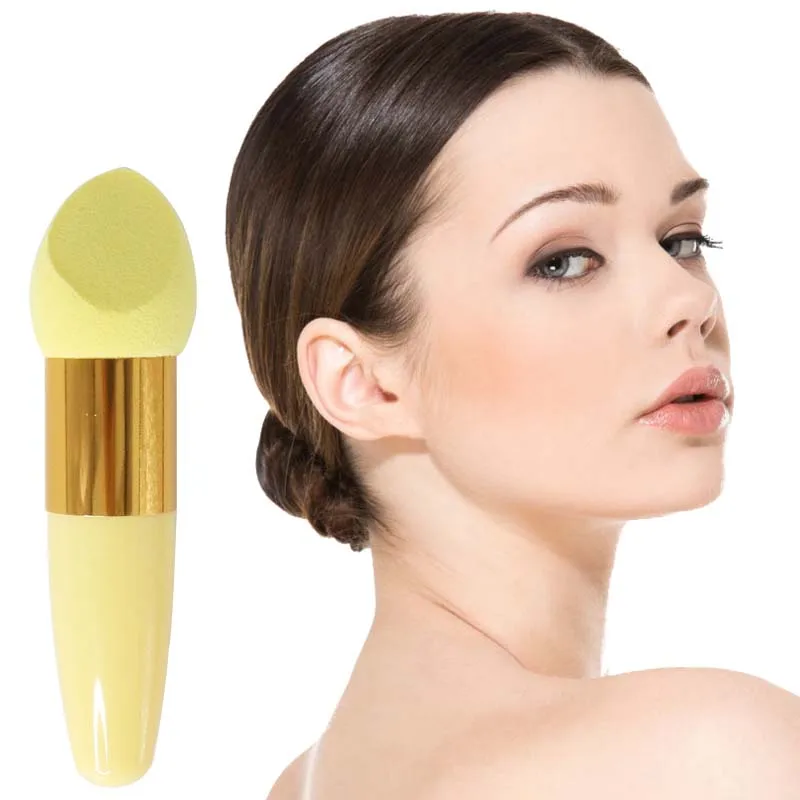 1PC Mushroom Head Makeup Brushes Women Maquillaje Beauty Foundation Sponge Powder Puff With Handle Smooth Shaped Cosmetic Tool