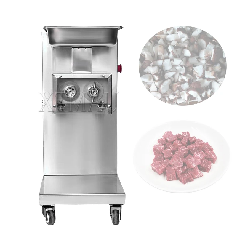 Commercial Electric Automatic Meat Slicer Stainless Steel Multifunction Food Processor Household Vegetable Chopper Cutter 1600W