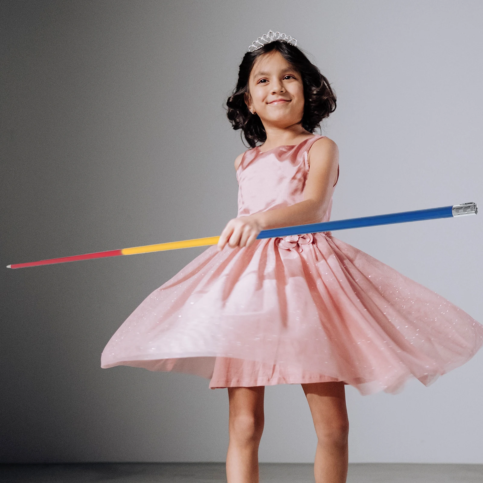 

Props Extendable Metal Rod Professional Performance Staff Cosplay Cane Tricks Adjustable Length Portable Fun