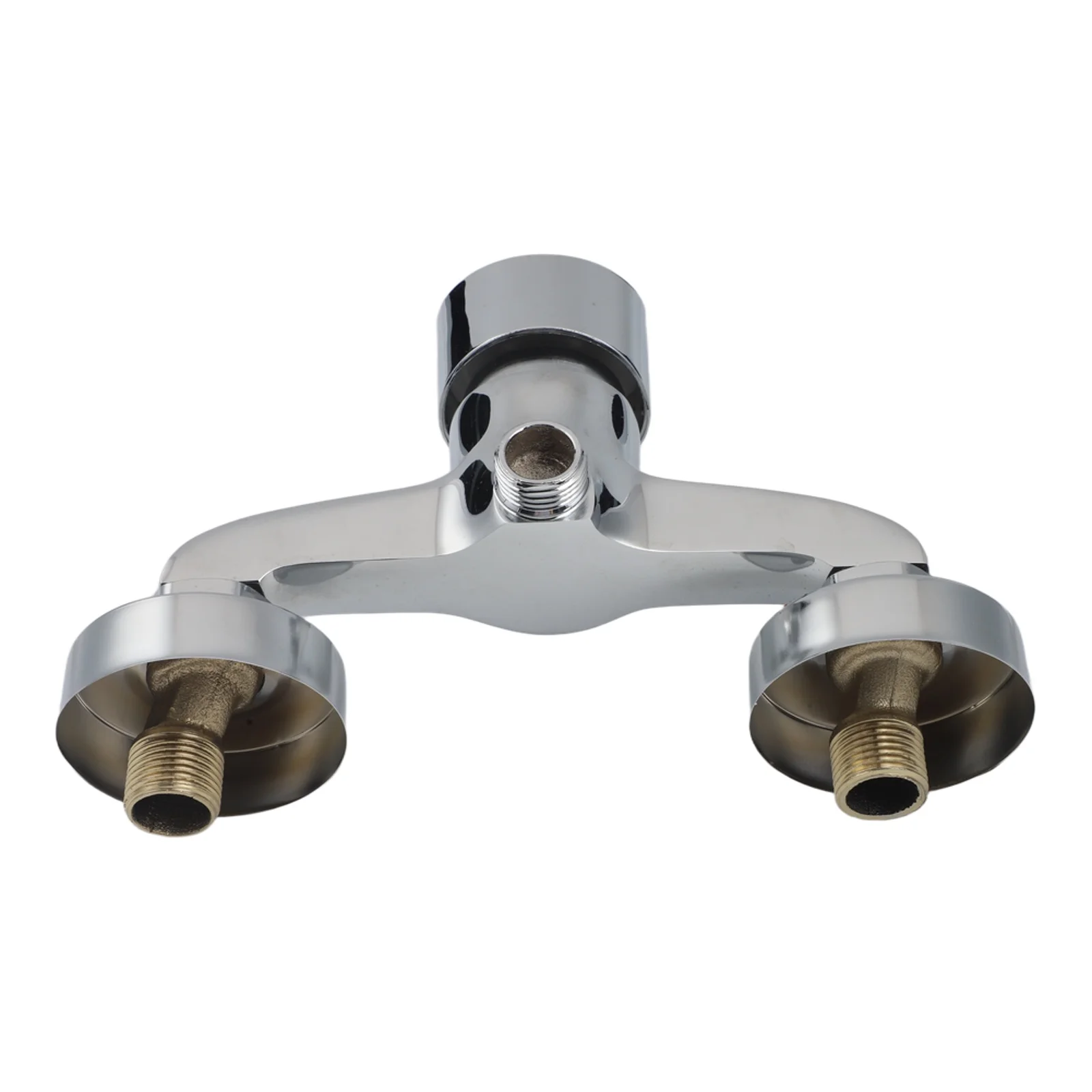 Mixing Valve for Shower Faucet with G1/2 Inch Thread and Adjustable Mounting Center for Hot and Cold Water Heater Installation