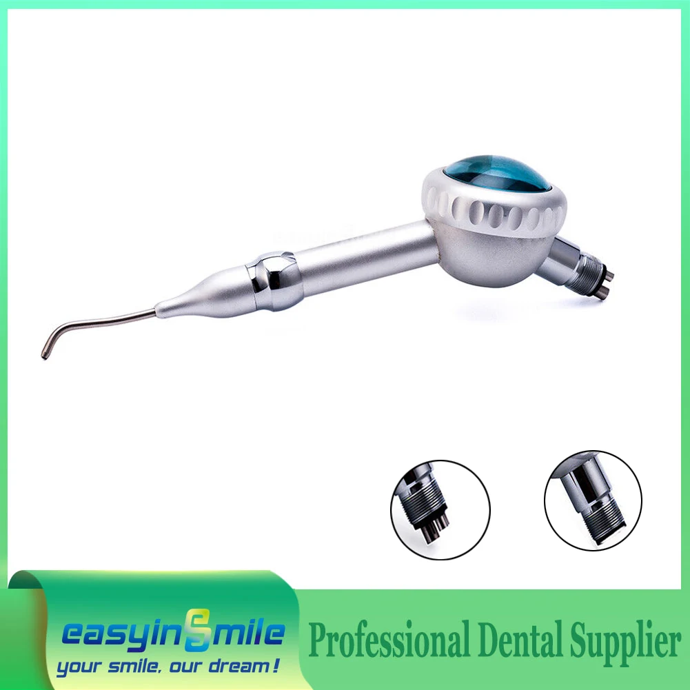 Dental Air Polisher Teeth Whitening Polish Prophy Air Flow Jet Handpiece Teeth Cleaning Hygiene 4 Hole 2 Hole