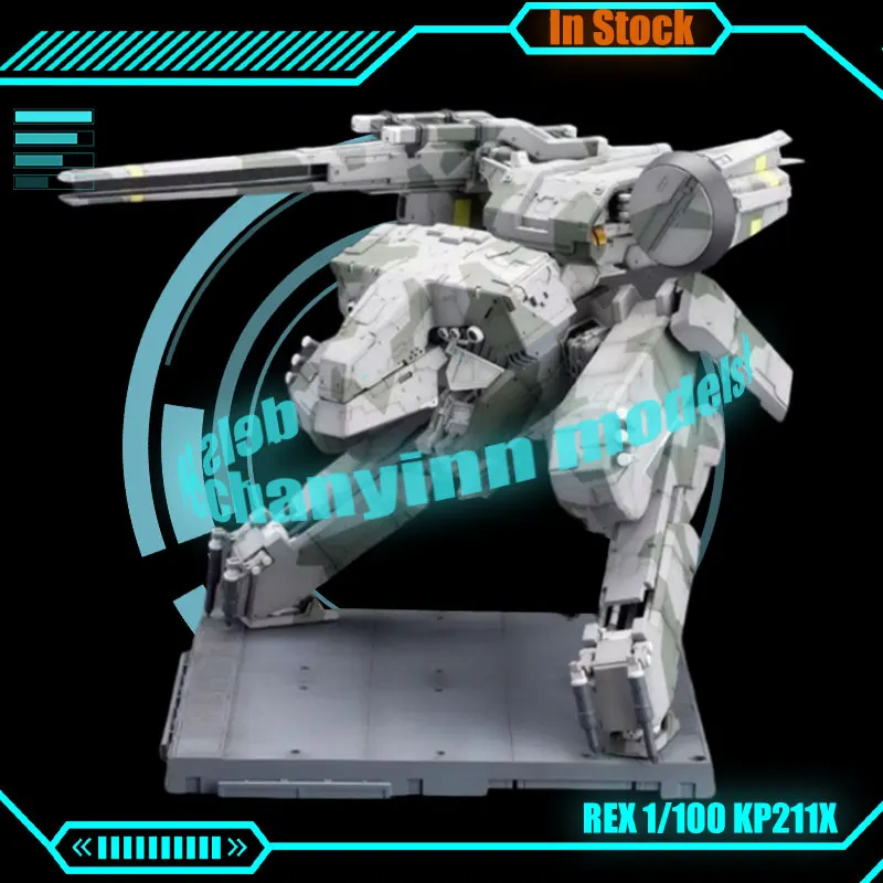 

Instock Original 1/100 Metal Gear Assemble Model Rex Kp221x Action Figure Alloy Mech Anime Figurine Collection Decor Statue Toys