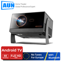 AUN A003 Pro Android TV Projector Full HD 1920x1080P Home Cinema 3D Movie Theater Auto Focus WIFI LED Smart TV 4K VideoProjector