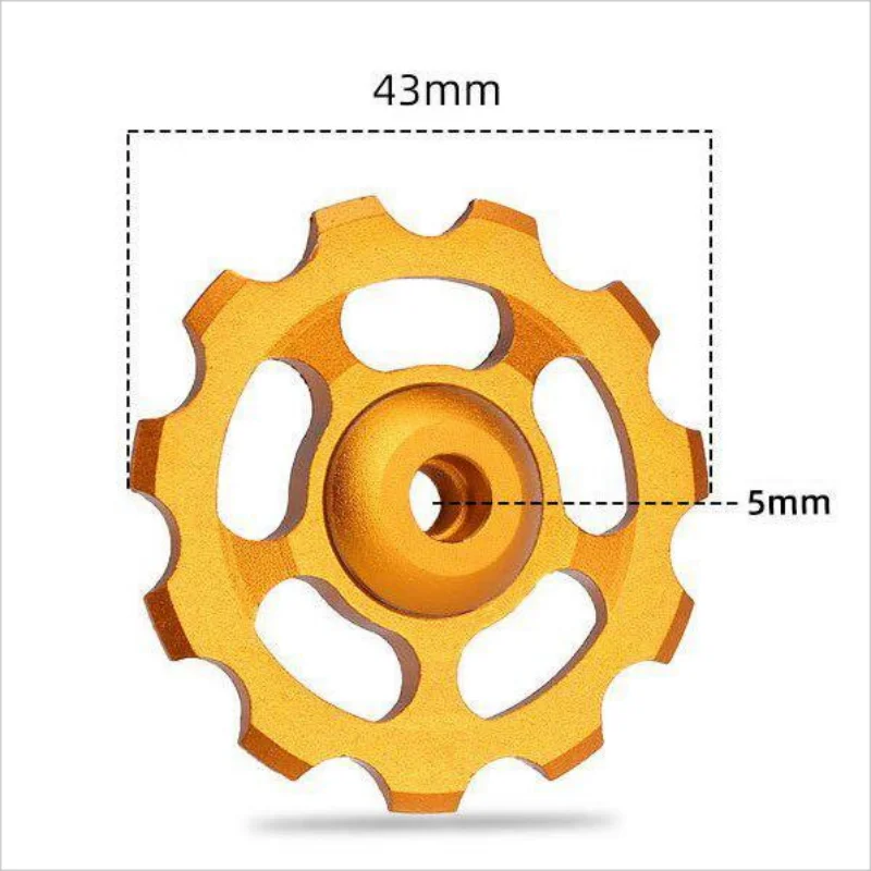 ChamRider Bicycle Rear Transmission Aluminum Alloy 11T Rear Steering Wheel Pulley CNC Road Bicycle Guide Roller