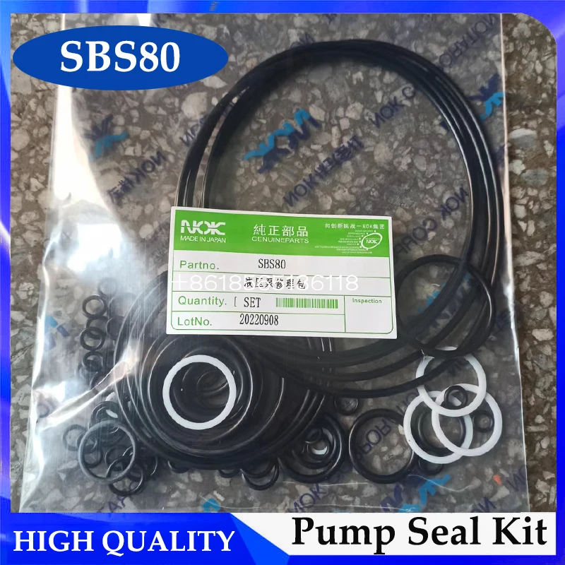 High Pressure CAT312C/D SBS80 Hydraulic Pump Seal Kits for Caterpillar E312C E312D Excavators Main Pump Seal