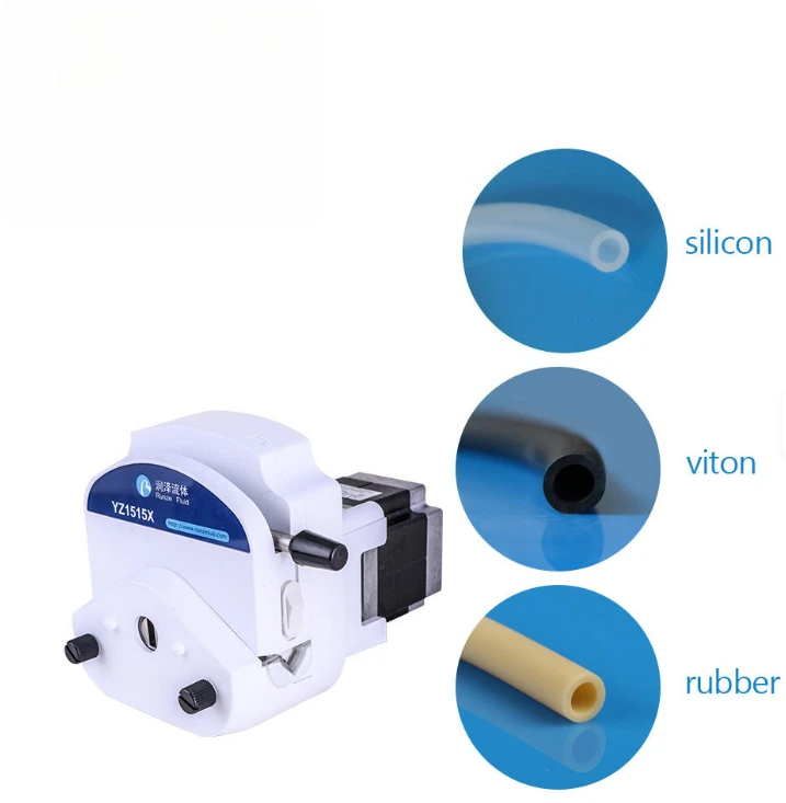 Flexible Silicone Rubber Tubing Peristaltic Pump for Milk Vending Machine Liquid Glass Tube Filling