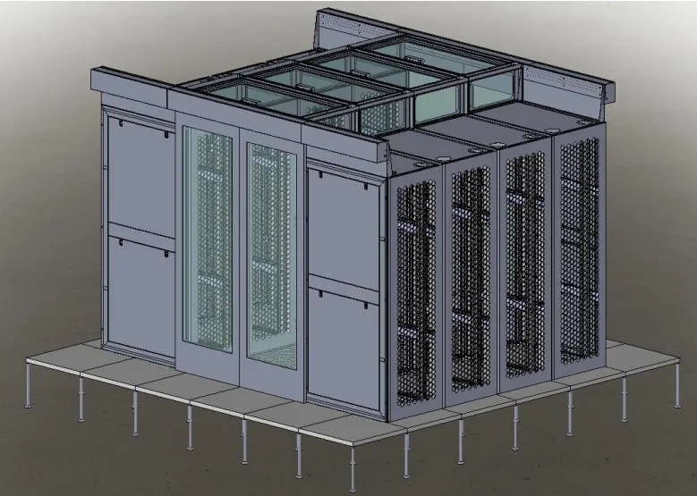2026 Ningbo Hot Sell Professional Cold /Hot Aisle Containment Solution Compatible Server Racks Data Center Container