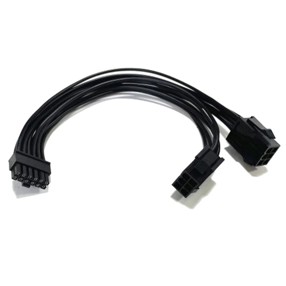 Cable de alimentación de tarjeta de vídeo GPU dual de 6 pines a Mini 12 pines para RTX30 Series 3070 3080 3090, 7,8 pulgadas (20 cm)