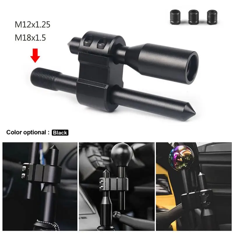 Shift Knob Adapter Vehicle Shifter Extender H-shaped Adjustable Shifter Extension Adjustable Height Shift Knob Extender