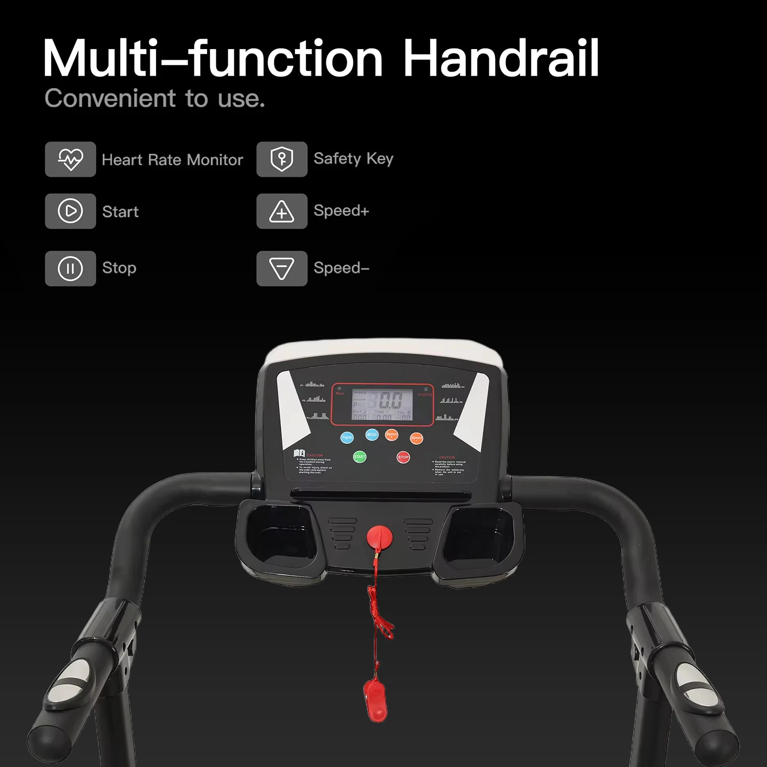 Smart Home Use 12km/H With 3 Level Incline Electric Running Machine Fitness Foldable Sport Exercise Machine Folding Treadmill