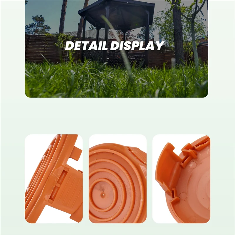 B03C-50019417 Grass Trimmer Spool Cap Cover For WORX Corded Electric String Trimmers Part Replacements
