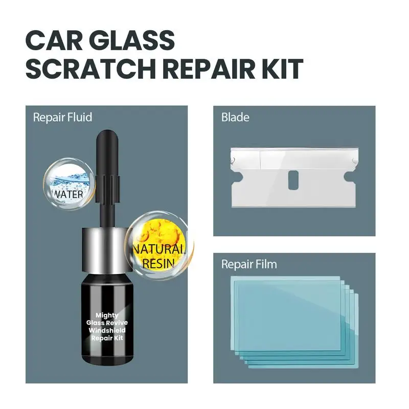 DIY Car Windshield Windscreen Glass Repair Resin Kit Auto Vehicle Casement Fix Tool Car Windshield Cracked Repair Glue