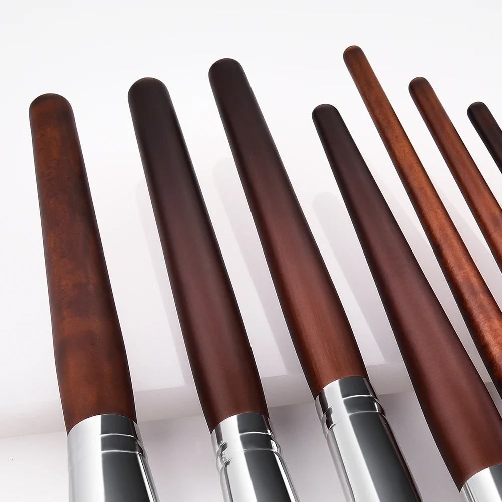 

10pcs Makeup Set Cosmetics Brush Set Premium Wooden Handle Soft Bristles Professional Cosmetics Brushes Kit Women Daily Use
