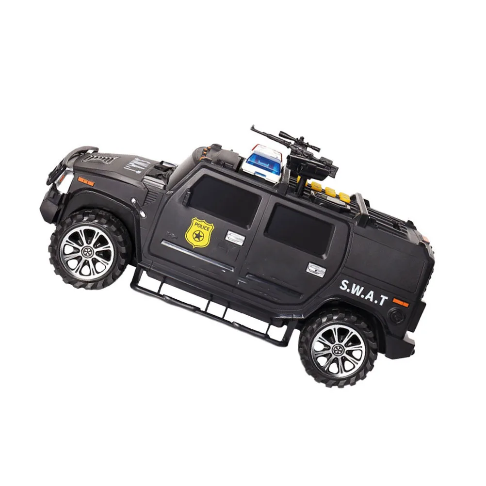 

1Pcs Policing Car Fingerprint Password Money Bank Interactive Saving Pot Digital Coin Box Creative Gift Digital Coin Bank