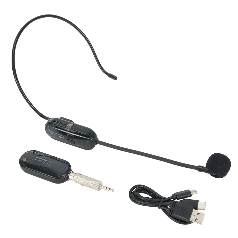 2.4G Wireless Professional Neckband Headset Microphone  Wireless Headset Business Laptop Conference Microphone