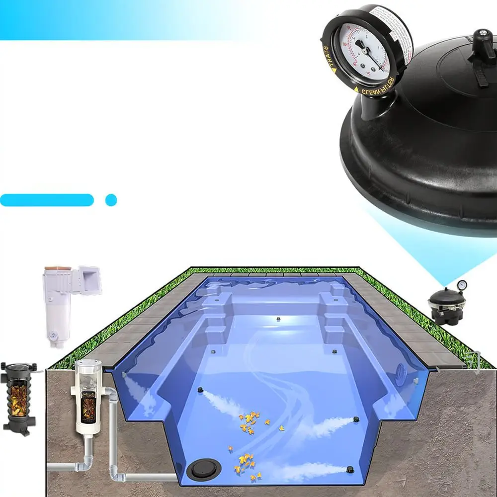 Valve Top Dome Assembly Replacement For Paramount 005 302 4300 03 Pool Circulation Water Flow Gauge Port Repair Spare Part