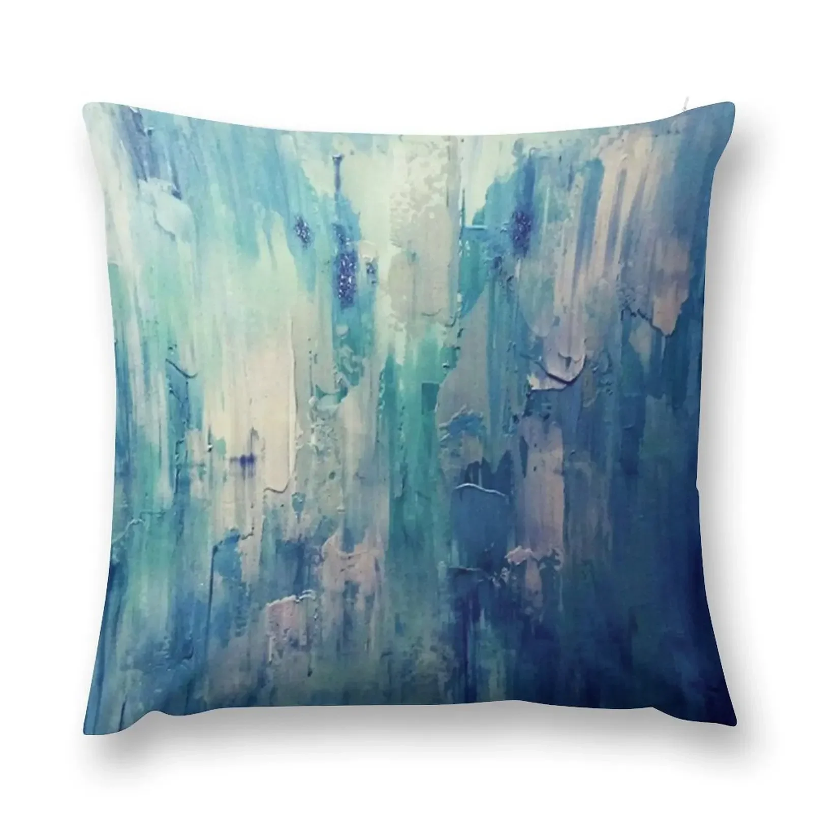 

Absract Blue Paint Throw Pillow pillowcases for sofa cushions Anime Sofa Covers Sofas Covers pillow