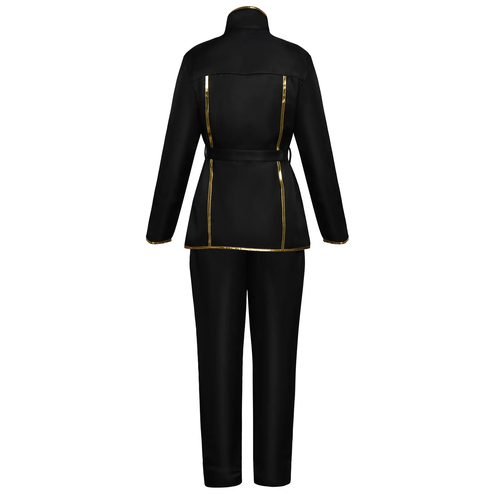 4pcs Anime CODE GEASS Lelouch of the Rebellion Lelouch Lamperouge Cosplay Costume Halloween Party Men Coat + Pant +Belt Outfits