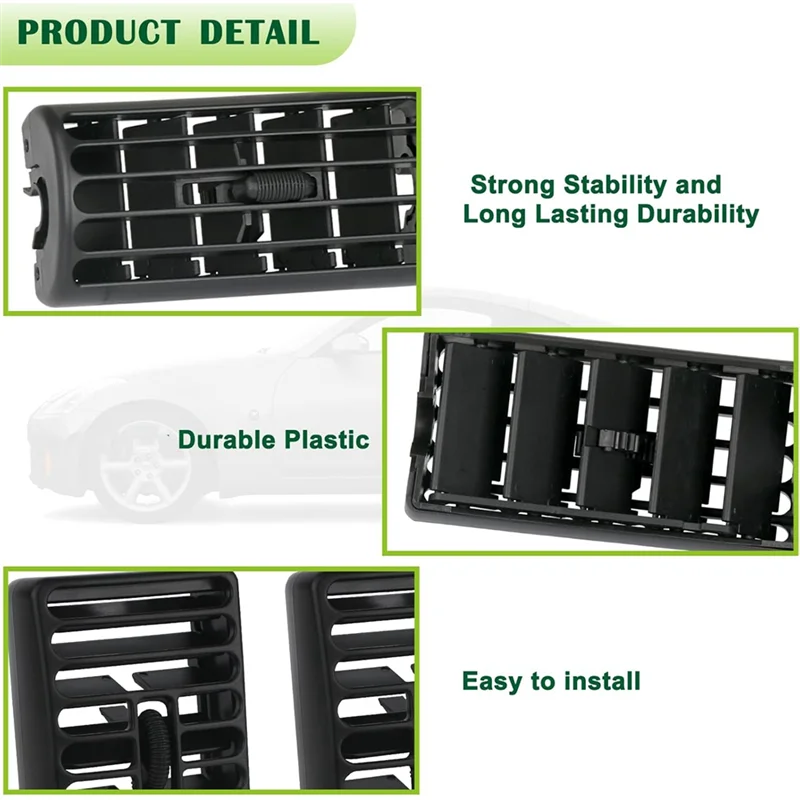 

Center Console Air Vent Grille For Jeep Wrangler TJ 1997-2006 Cherokee XJ 1997-2001 Dash Vents Louver