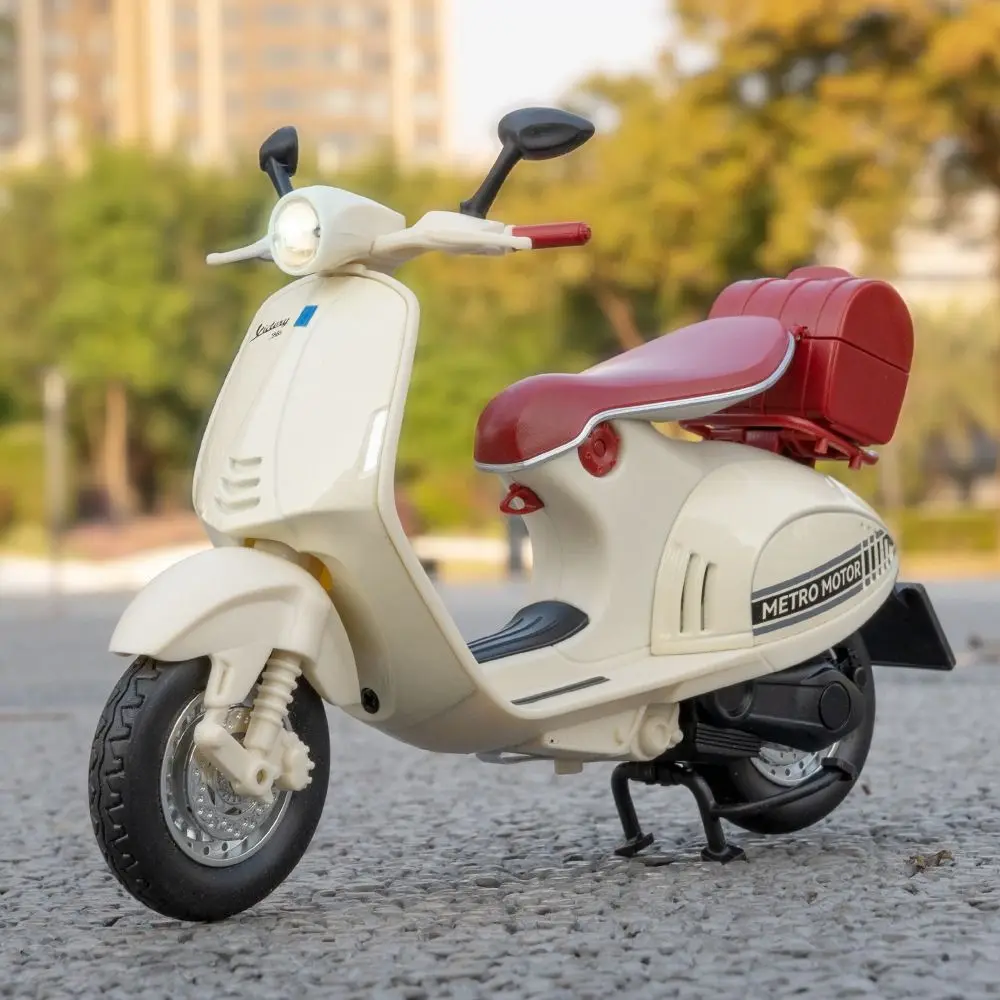 

Alloy 1:12 Alloy Motorcycle Model Diecasts Vehicle Sound Retro Motorcycles Cars Toys Cartoon Collection Vehicles Light Music Toy