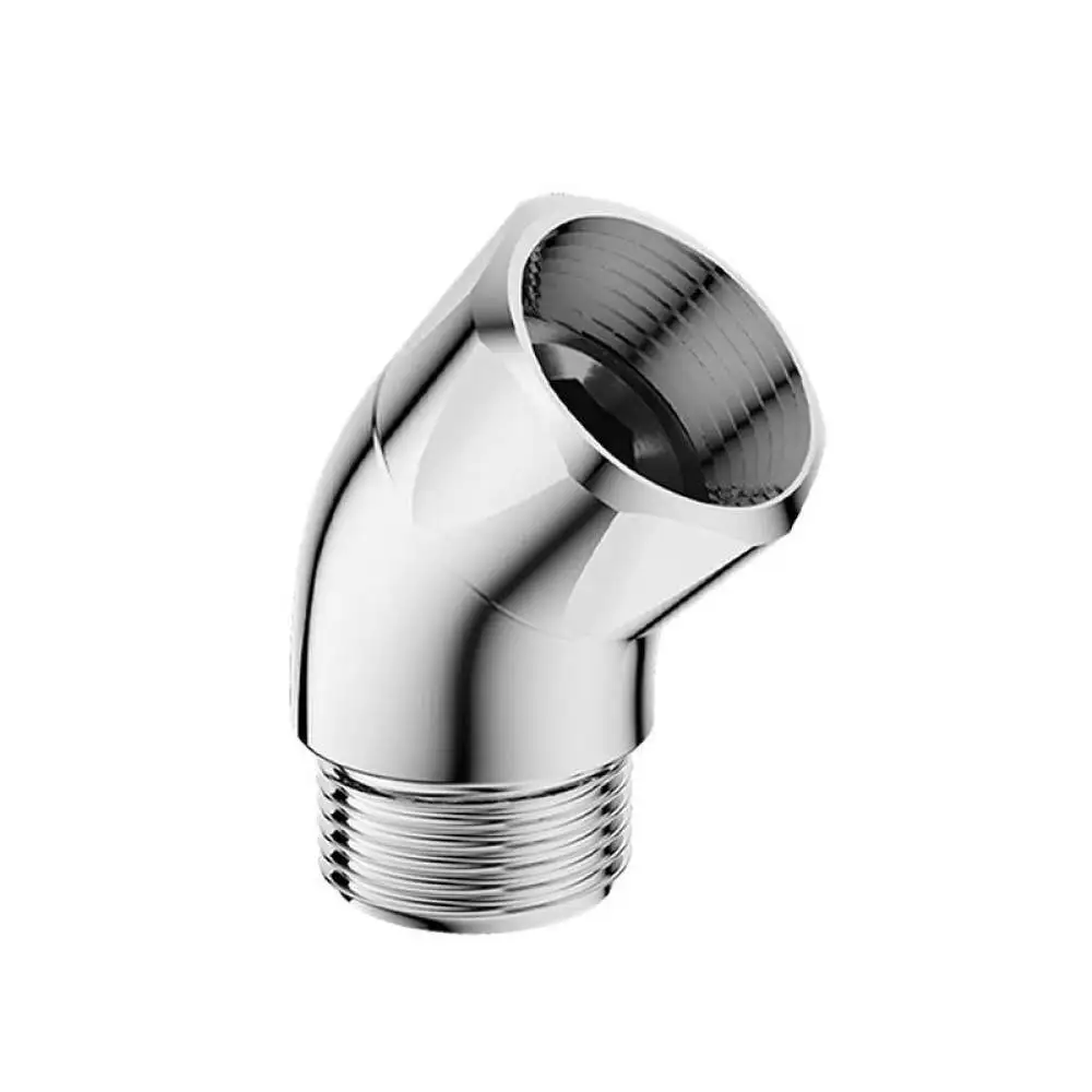 Shower Head Connector 135 Degree Adjustable Brass Adapter Bathroom Pipe Fitting Swivel Joint Handheld Sprayer Accessory