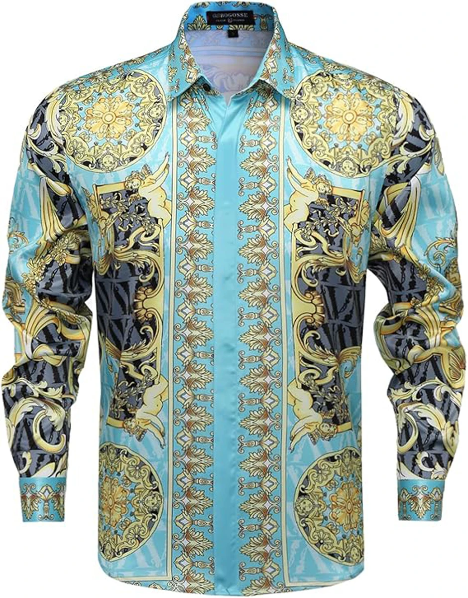 Men Luxury Black Gold Baroque - đánh giá và giá Men Formal Wear All Black