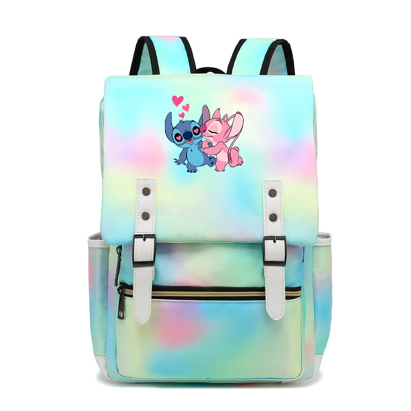 

Disney Lilo Stitch Backpack Multifunctional Laptop Bags Men Women Travel Casual Backpack Unisex College Rucksack Mochila