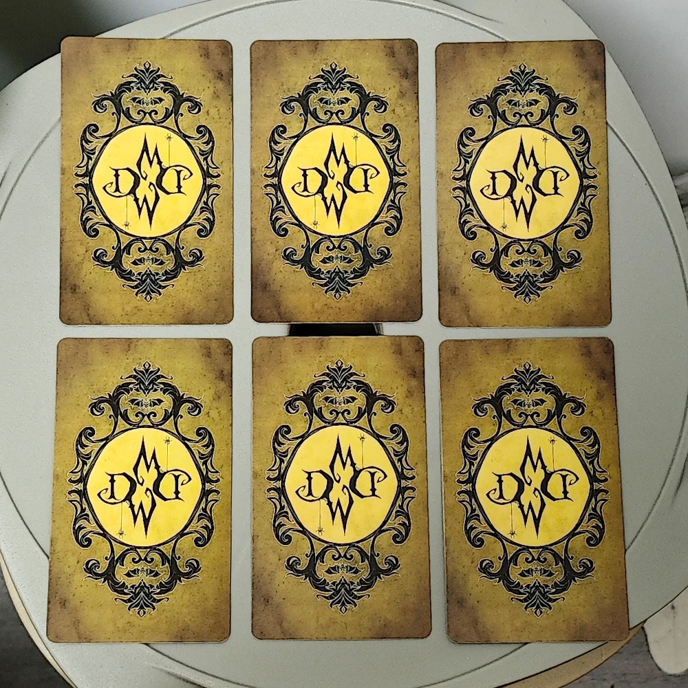 Dark Wood Tarot Deck In Russian Language 10.3*6cm 78 Pcs Cartoon Tarot Cards Based on Rider System
