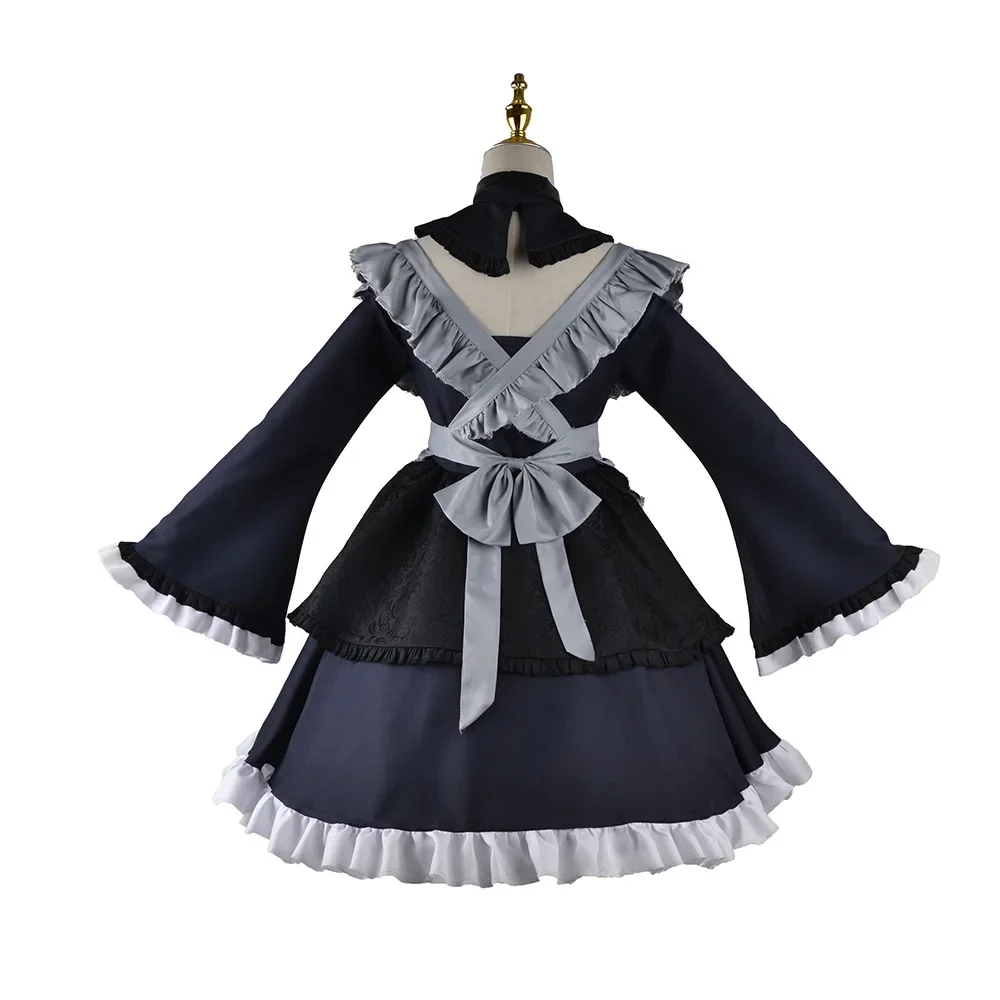 CosplayMy Dress Up Darling Kitagawa Marin disfraz de Cosplay negro Sexy uniforme de sirvienta carnaval vestido de juego de rol traje de fiesta de Halloween