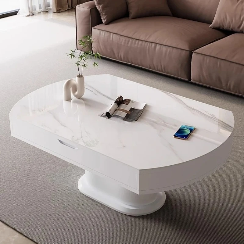

Multifunctional foldable lifting coffee table dining table dual-purpose two-in-one electric living room