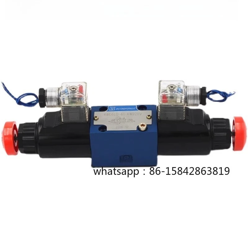 4WE6LD-61/AW220V Emergency Button Solenoid Valve Ammonia Refrigeration Use Screw Compressor Replacement Parts