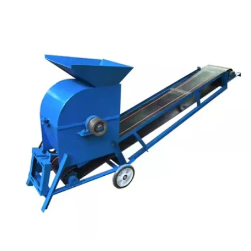 

High-efficiency small mobile nutrient soil grinder with strong motor for seedling preparation