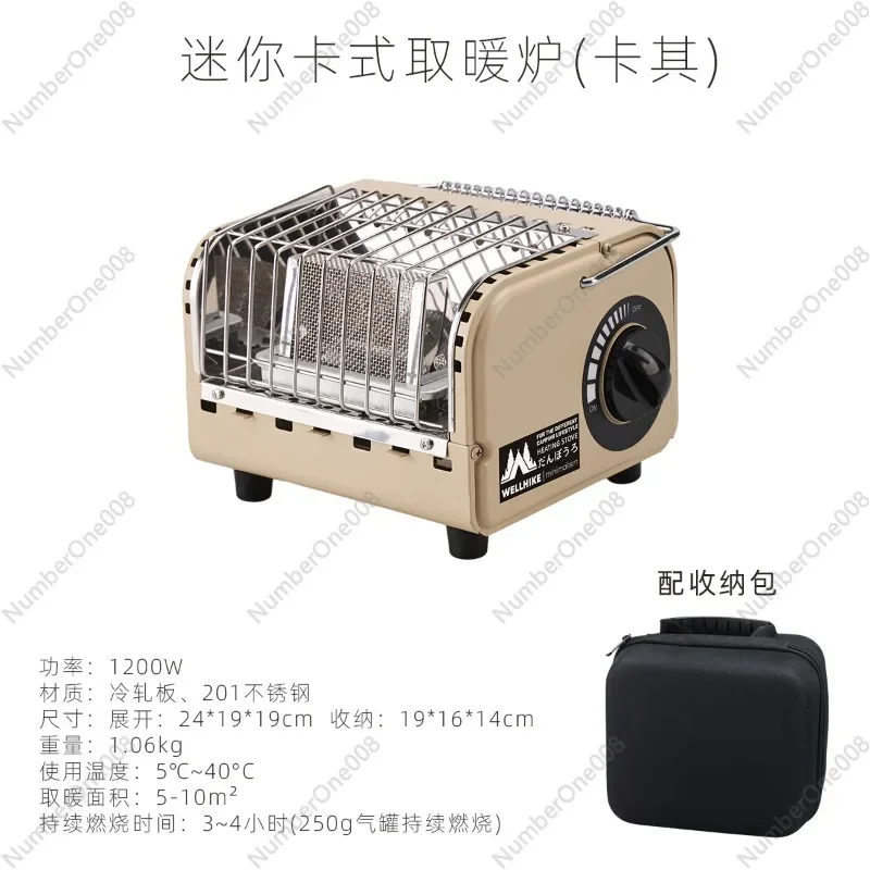 Cross-Border Outdoor Camping Hand Warmer Multifunctional Portable Mini Cassette Heater Indoor Smokeless Fire Stove