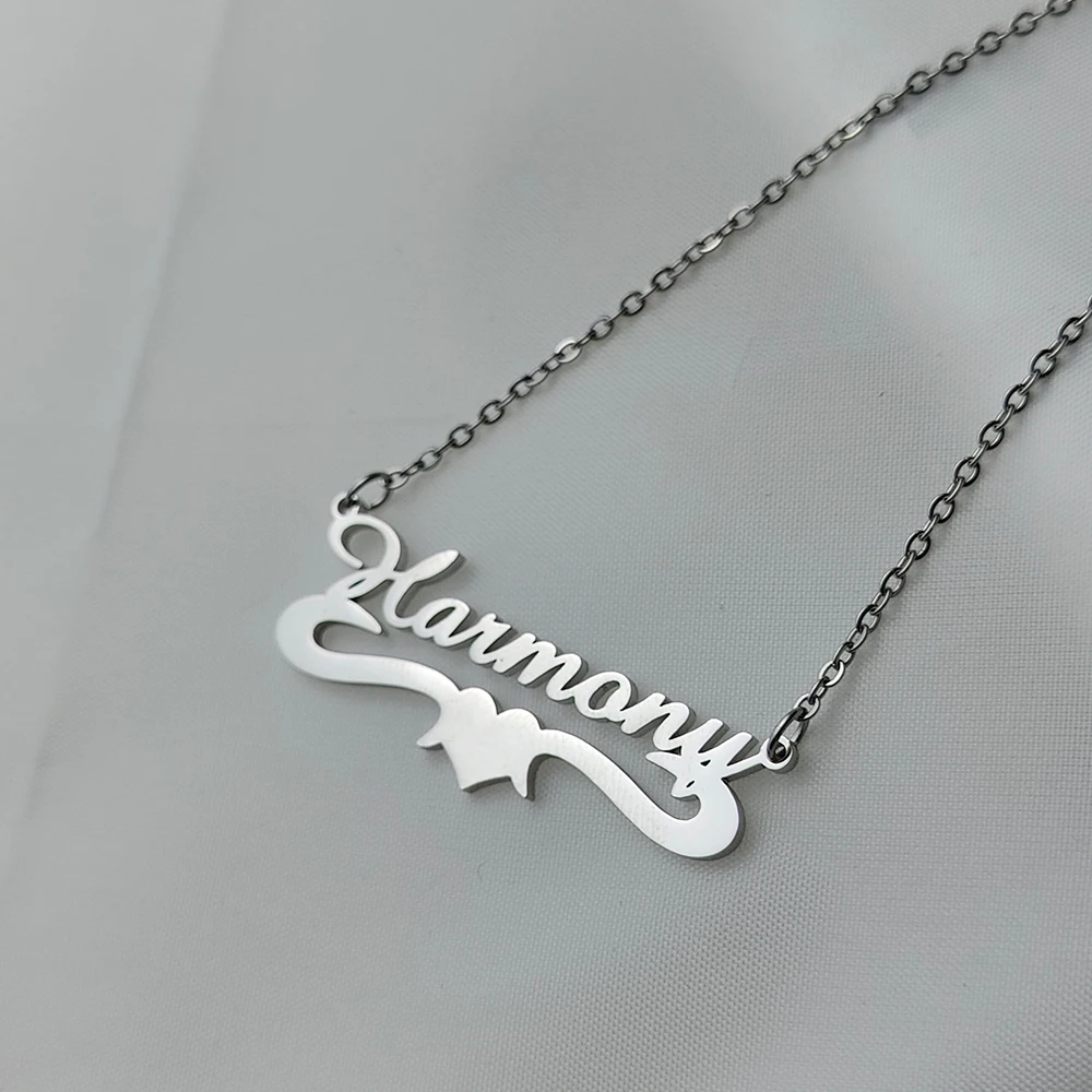 Baby Jewelry Personalized Name necklace Children Necklace baby Girl Boy Necklace Custom Name Chain Gold stainless steel chain