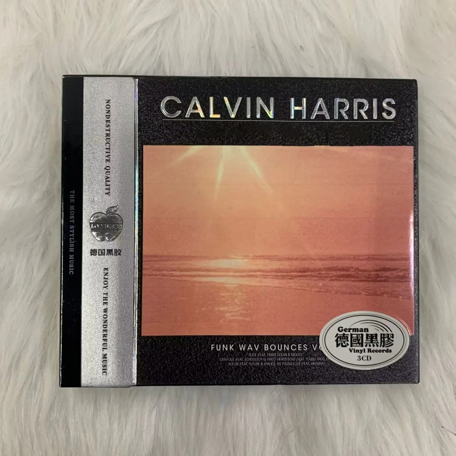 

DJ Calvin Harris Music CD Greatest Hits Album How Deep is Your Love 3pcs Music Record Cosplay Walkman Car Soundtracks Box Gifts